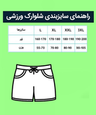 راهنمای سایز شلوارک