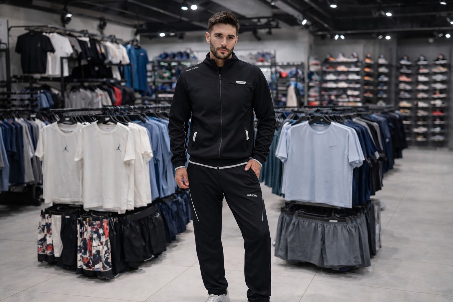 گرمکن شلوار بدون کلاه Porsche